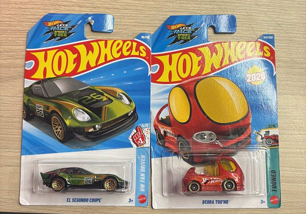 HOTWHEELS BASIC CAR 2026 L CASE 18 CAMARO + EL SEGUNDO + DEORA TOOND