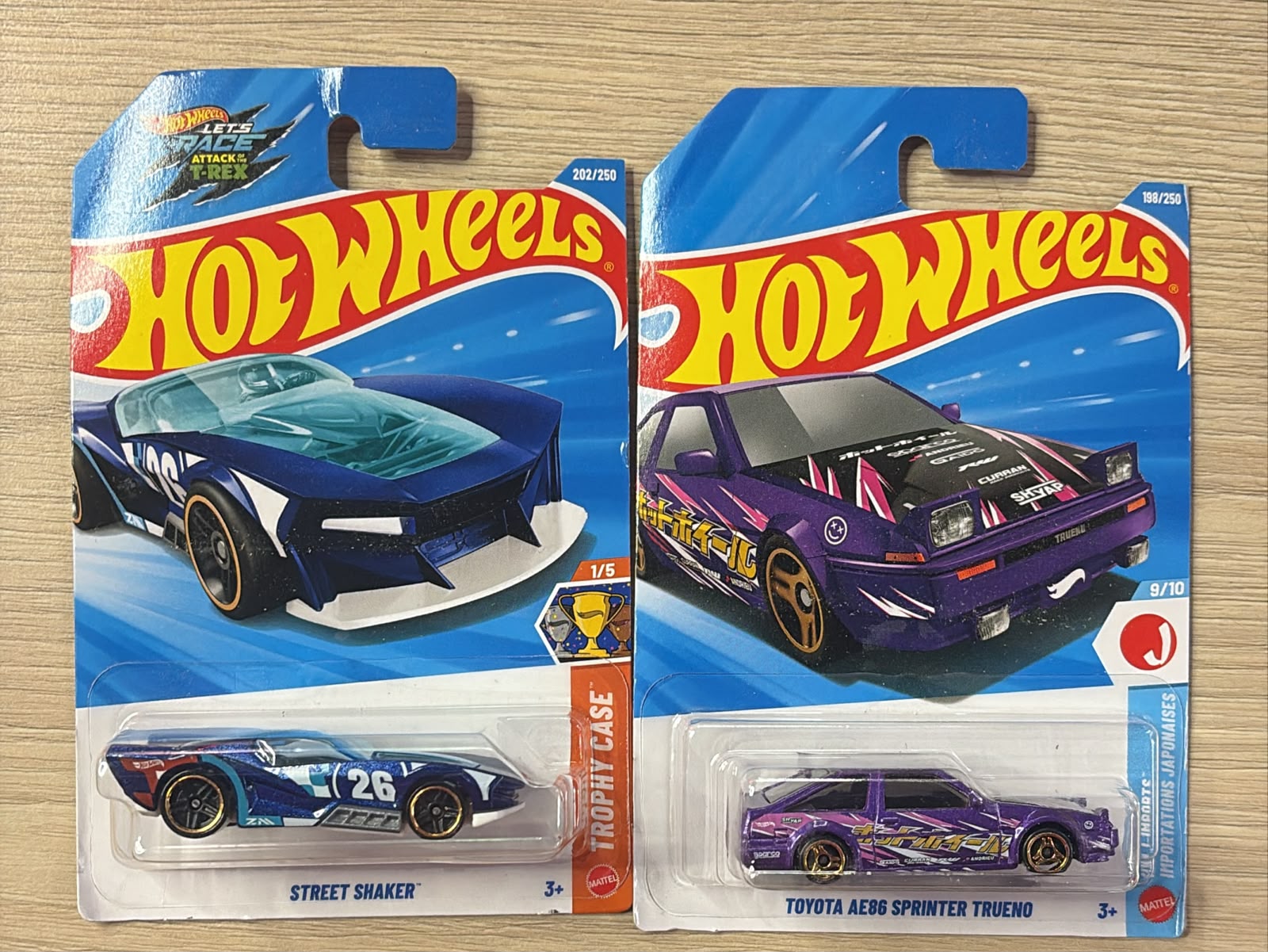 HOTWHEELS BASIC CAR 2026 L CASE FORD BRONCO + 1972 DATSUN SUNNY + TOYOTA SPRINTER + STREET SHAKER