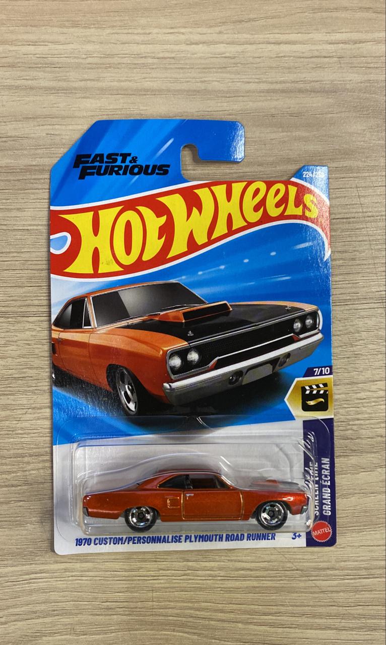 HOTWHEELS BASIC CAR 2026 N CASE '1970 CUSTOM/PERSONNALISE PLYMOUTH ROAD RUNNER