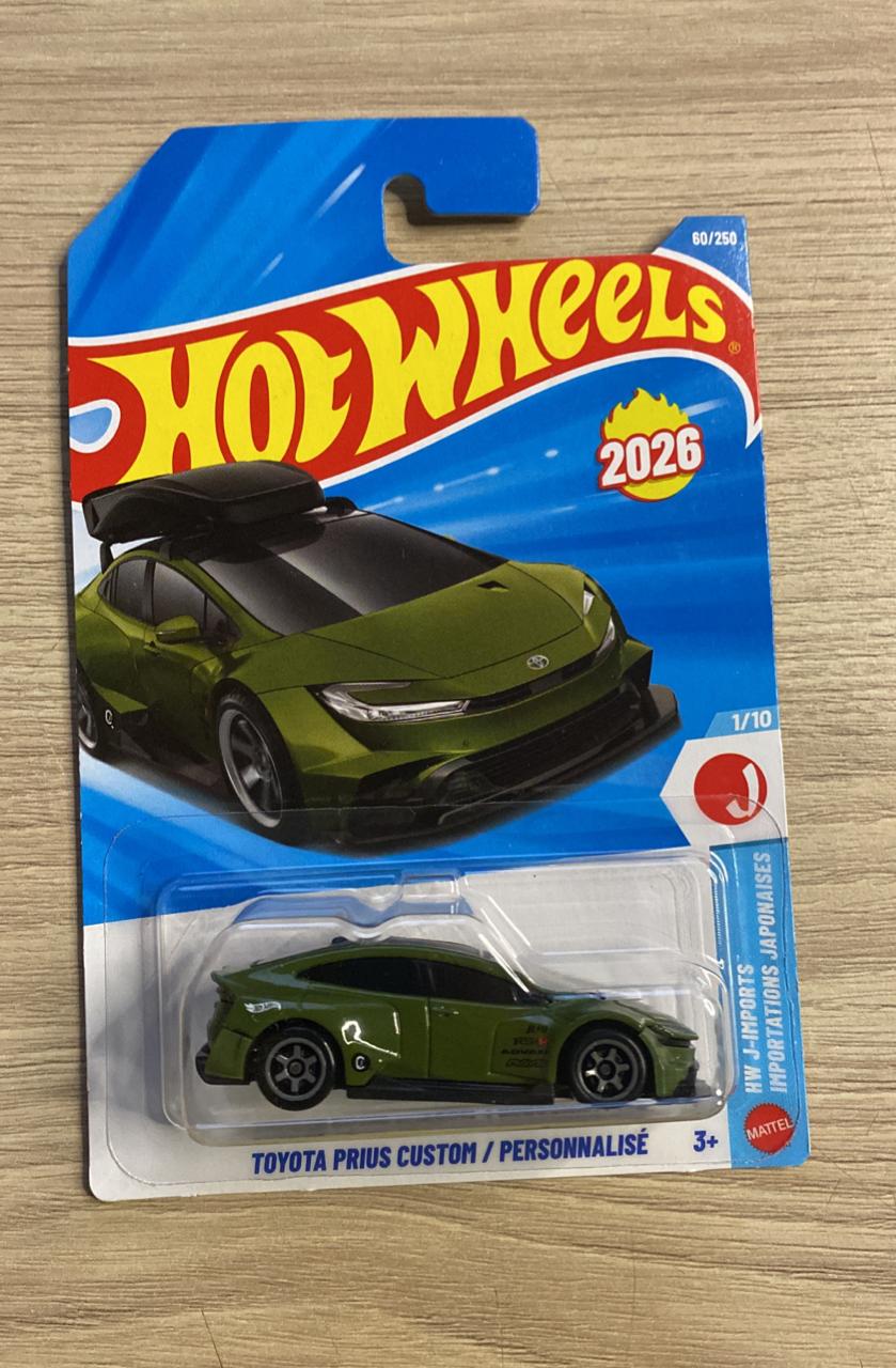 HOTWHEELS BASIC CAR 2026 N CASE TOYOTA PRIUS CUSTOM/PERSONNALISE