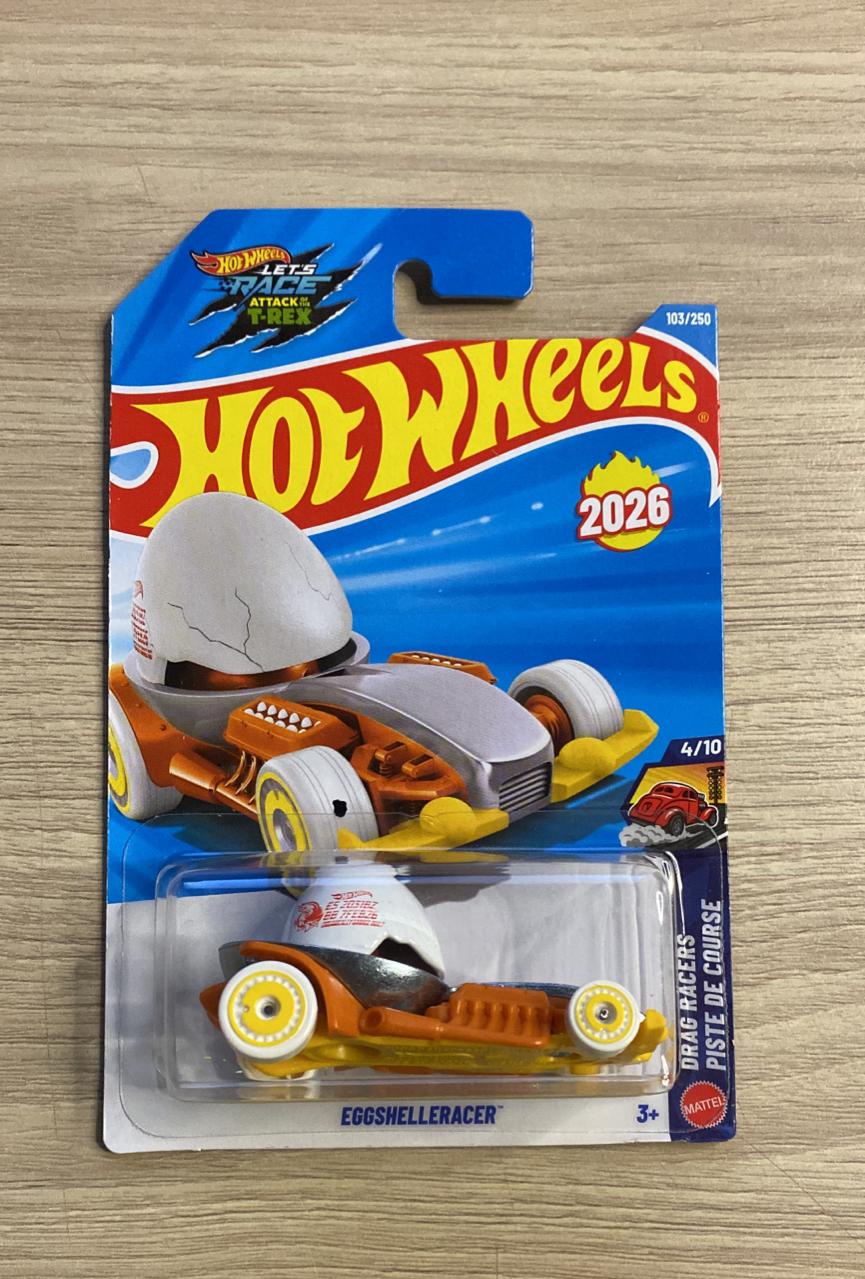HOTWHEELS BASIC CAR 2026 N CASE EGGSHELLERACER