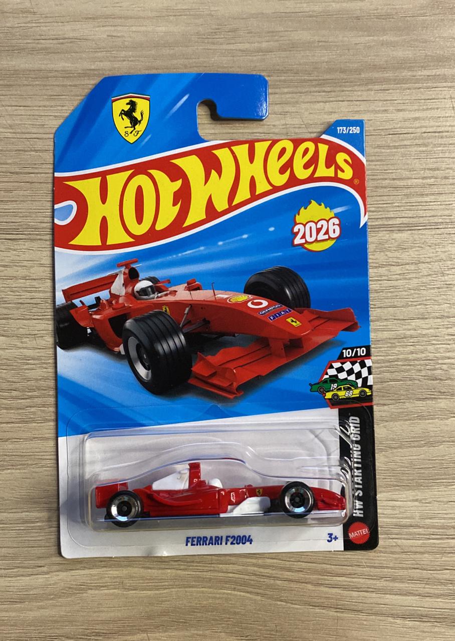 HOTWHEELS BASIC CAR 2026 N CASE FERRARI F2004