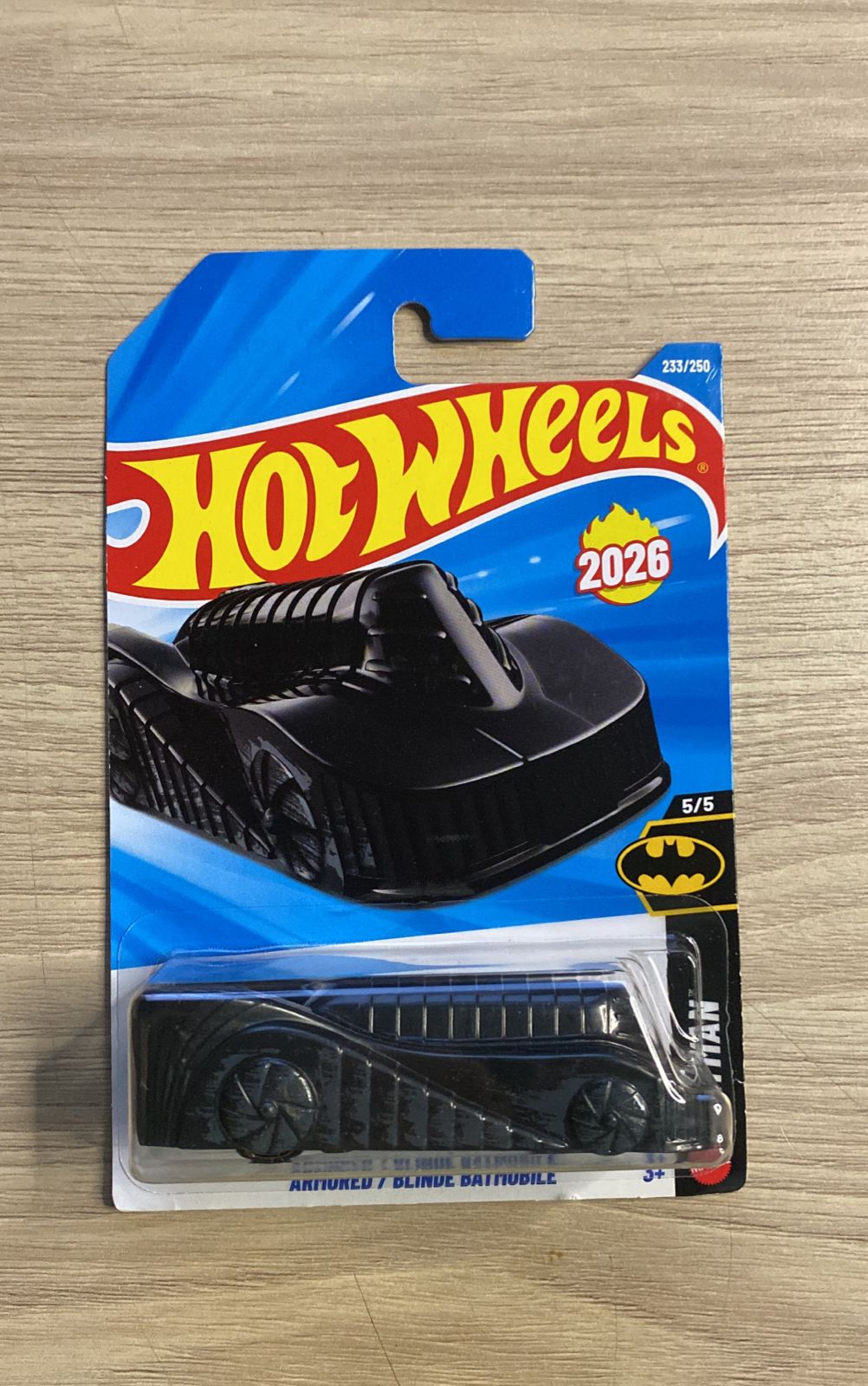 HOTWHEELS BASIC CAR 2026 N CASE 'ARMORED/BLINDE  BATMOBILE