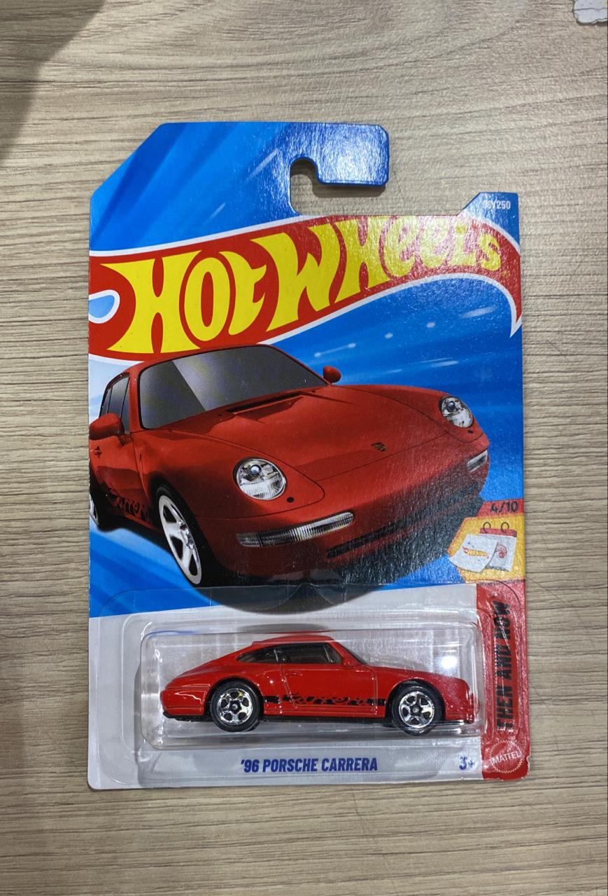 HOTWHEELS BASIC CAR 2026 N CASE 96 PORSCHE CARRERA + CIRCLE TRACER +  DONUT DRIFTER