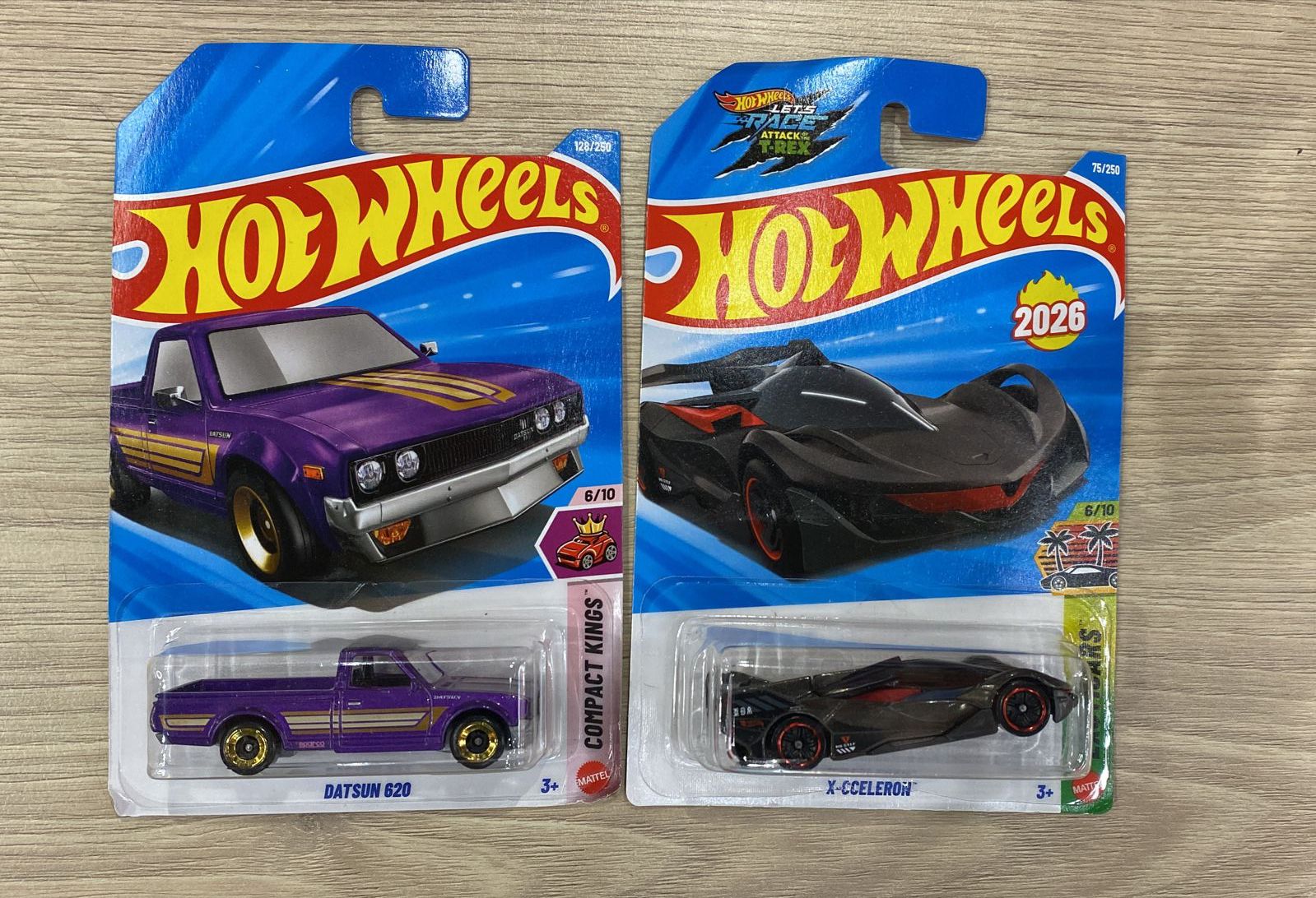 HOTWHEELS BASIC CAR 2026 N CASE MINI JCW ELECTRIC + DATSUN 620 + X-CCELERON