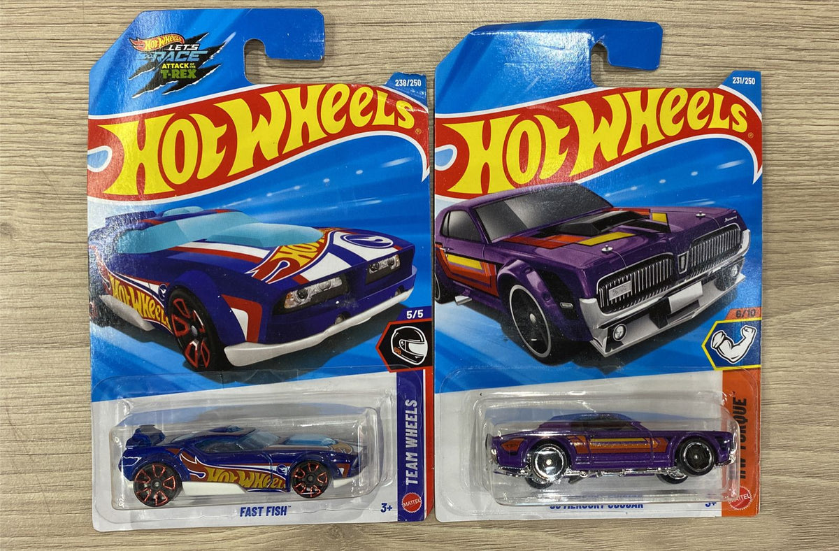 HOTWHEELS BASIC CAR 2026 N CASE MINI JCW ELECTRIC + 68 MERCURY + FAST FISH