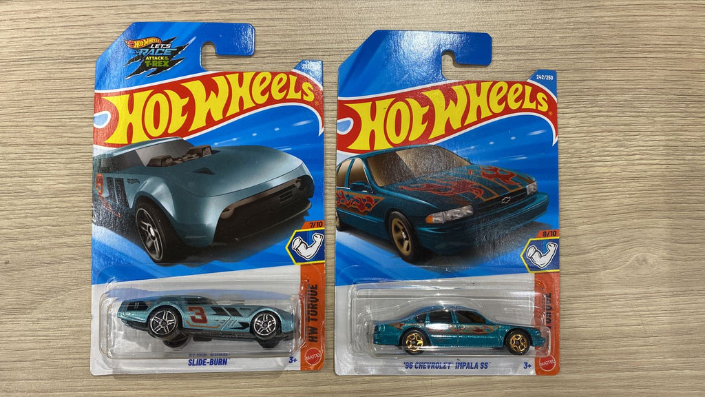 HOTWHEELS BASIC CAR 2026 N CASE 96 CHEVROLET IMPALA + SLIDE BURN + MASERATI&nbsp; TIPO + 85 HONDA CITY