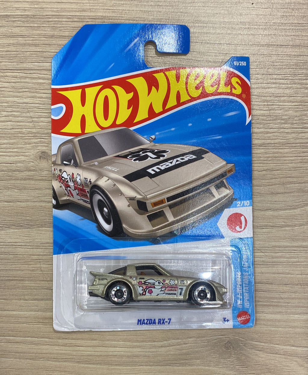HOTWHEELS BASIC CAR 2026 N CASE MAZDA RX7 + BONE SHAKER + PARTY WAGON
