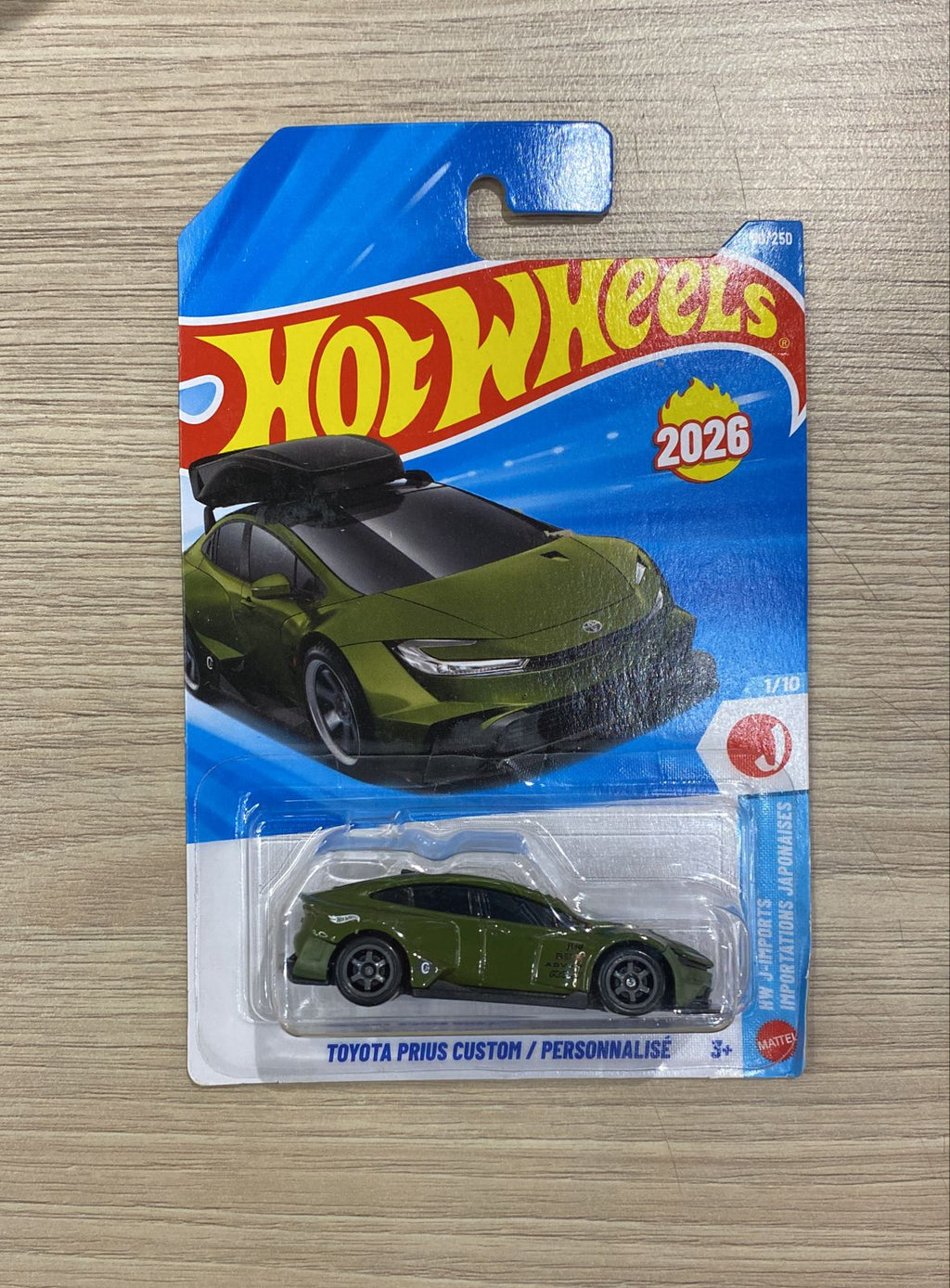 HOTWHEELS BASIC CAR 2026 N CASE TOYOTA PIRUS CUSTOM + MICKEY MOUSE + ARMORED BATMOBILE