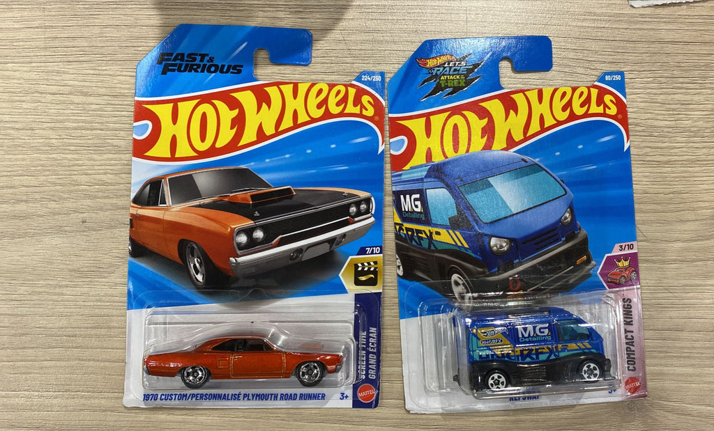 HOTWHEELS BASIC CAR 2026 N CASE 1963 FORD GALAXIE + 76 CHEVY CHEVETTE + KEI SWAP + 1970 ROAD RUNNER