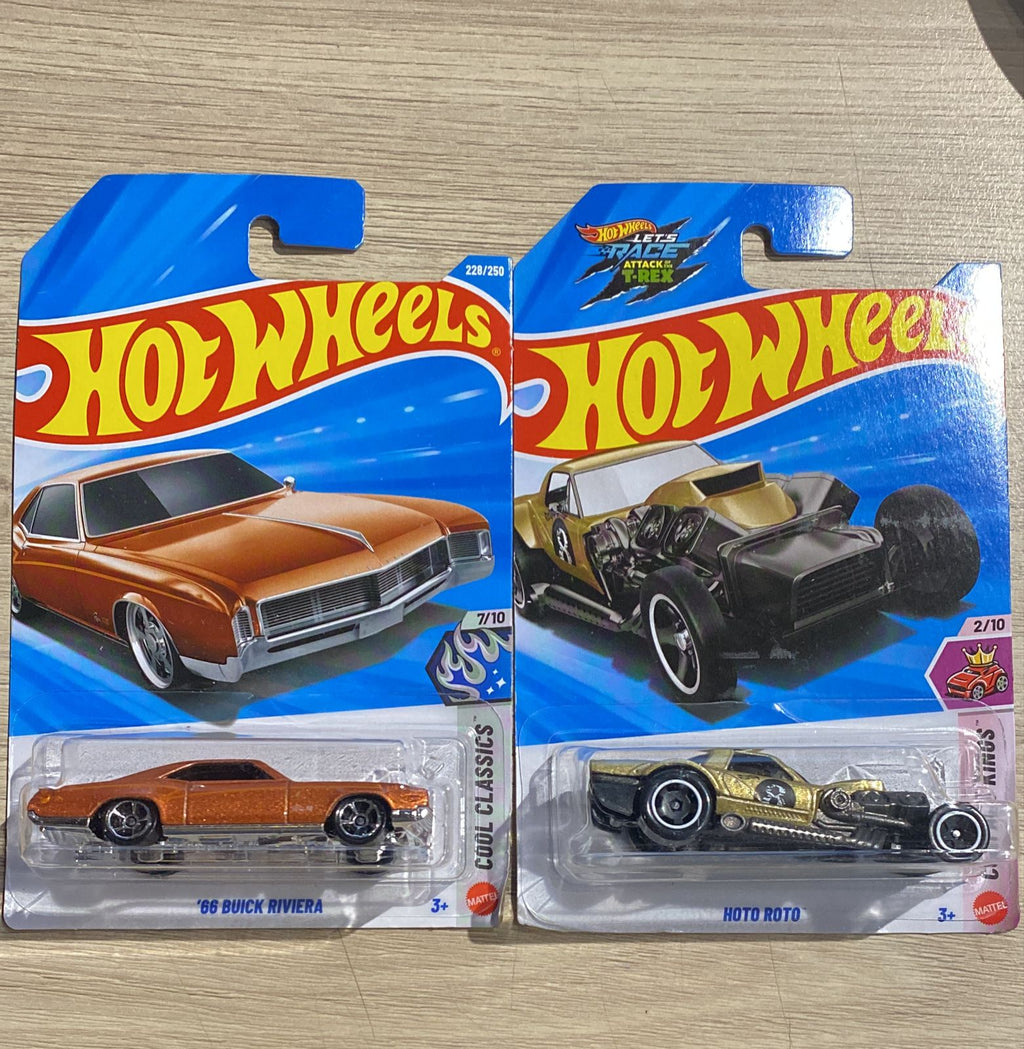 HOTWHEELS BASIC CAR 2026 N CASE 71 LAMBORGHINI MIURA + 66 BUICK RIVIERA + HOTO ROTO + 76 CHEVY CHEVETTE