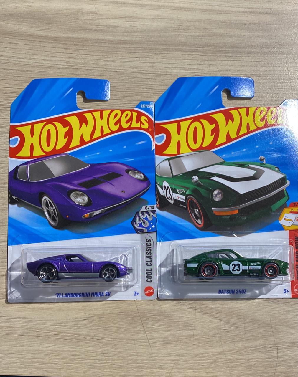 HOTWHEELS BASIC CAR 2026 N CASE 71 LAMBORGHINI MIURA + DATSUN 240Z + BULLET PROOF + EL SEGUNDO RALLYE