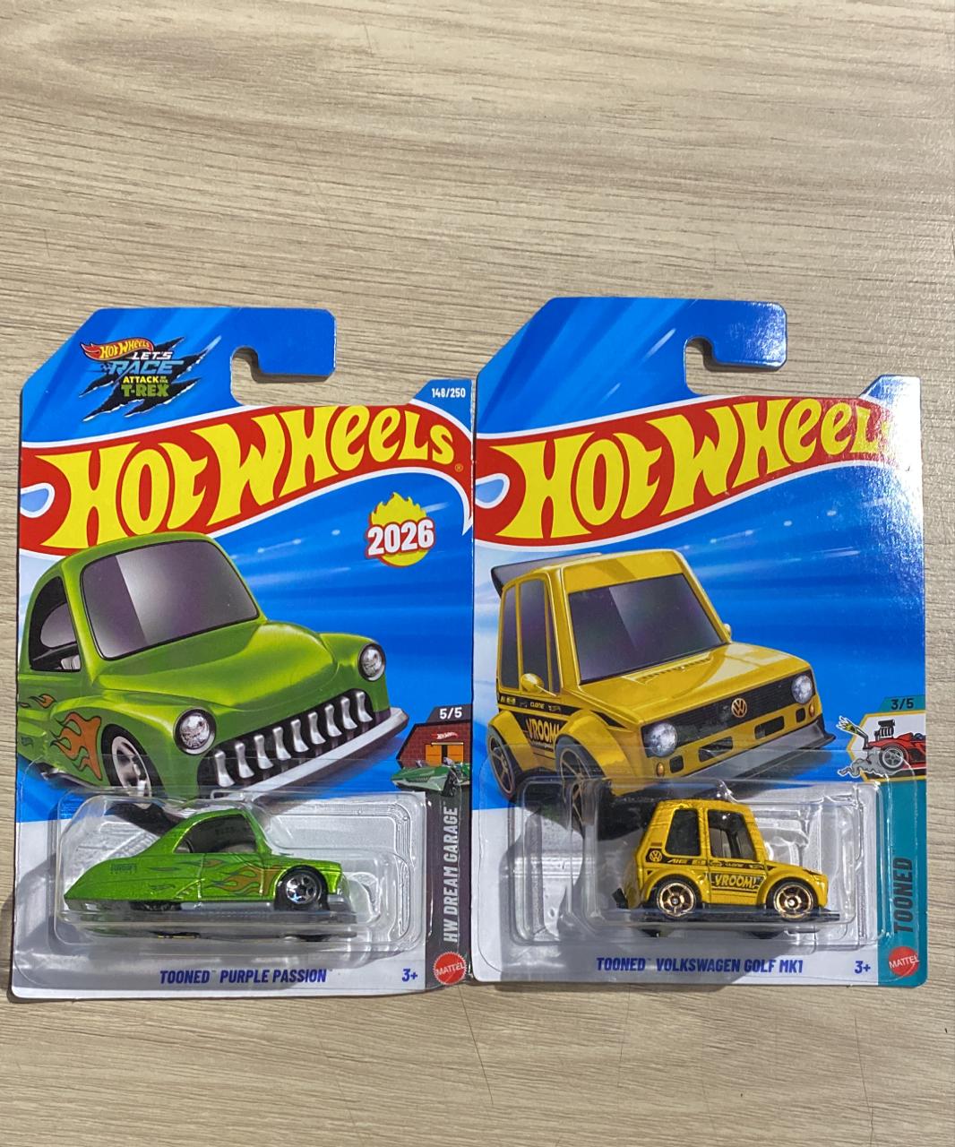 HOTWHEELS BASIC CAR 2026 N CASE 2019 AUDI TT SAFARI + 23 RAM 1500 + TOONED PURPLE PASSION + TOONED VOLKSWAGEN