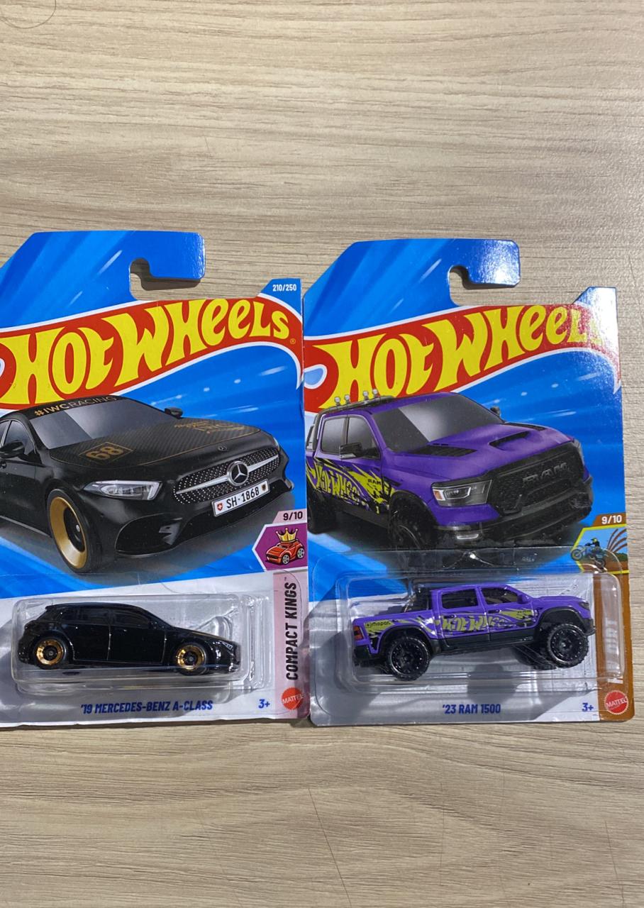 HOTWHEELS BASIC CAR 2026 N CASE 19 MERCEDES BENZ A CLASS + 23 RAM 1500 + POLESTAR + EGGSHELLRACER