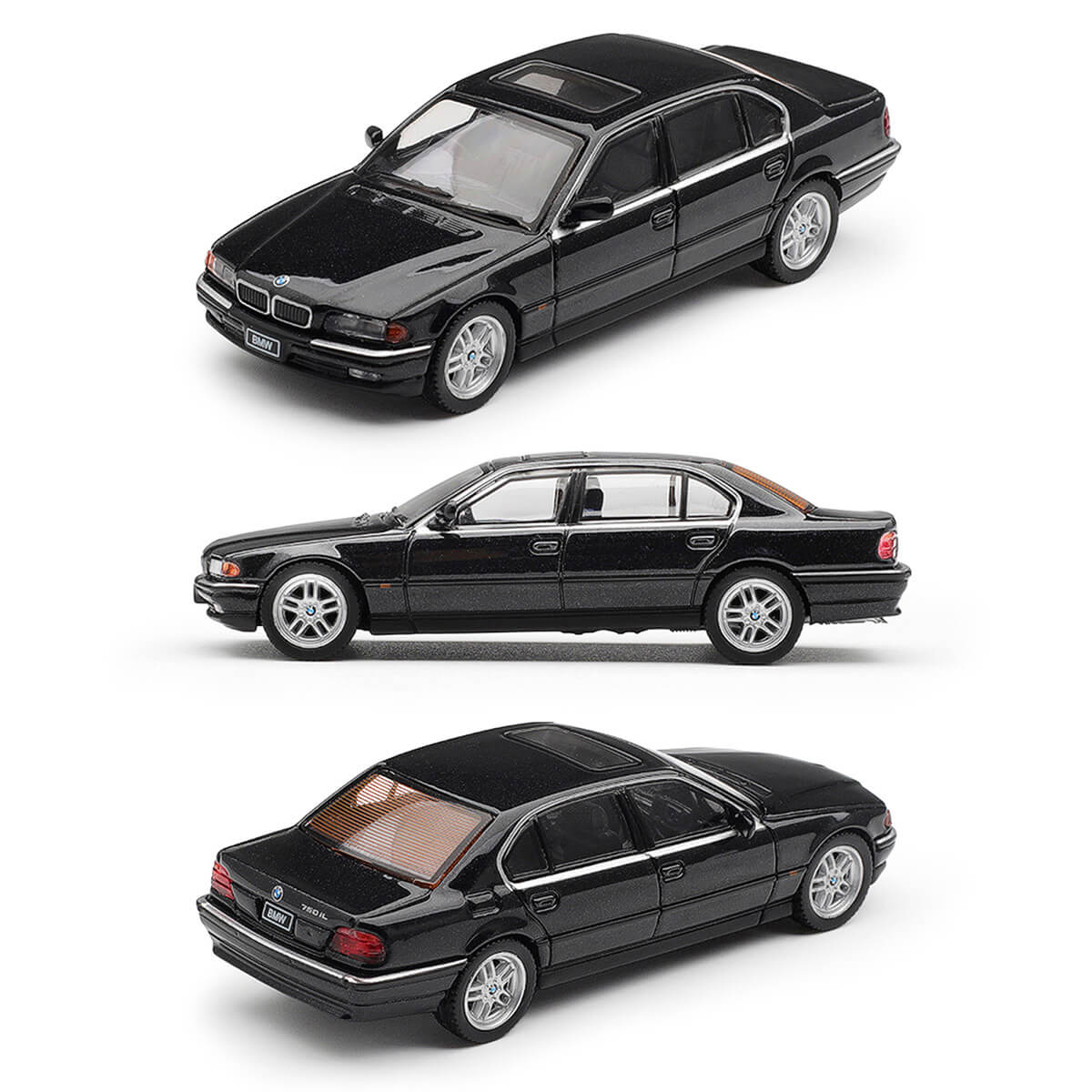 MINIGT BMW 750IL BLACK SAPPHIRE 1242