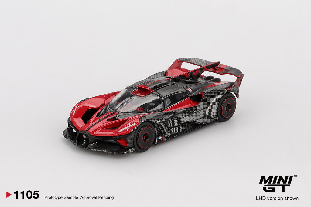 MINIGT BUGATTI BOLIDE RED 1105