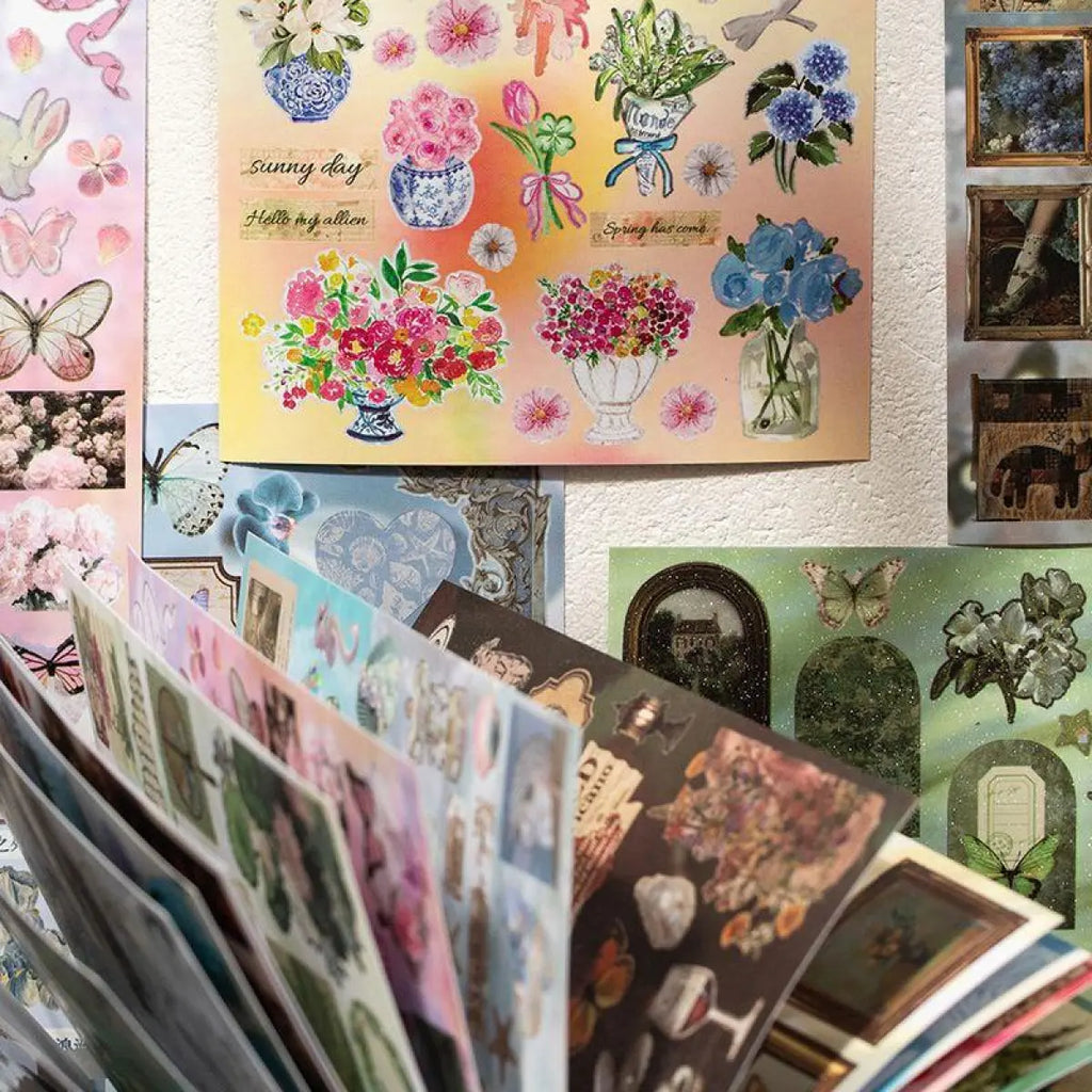STICKER NOTEBOOK DIY
