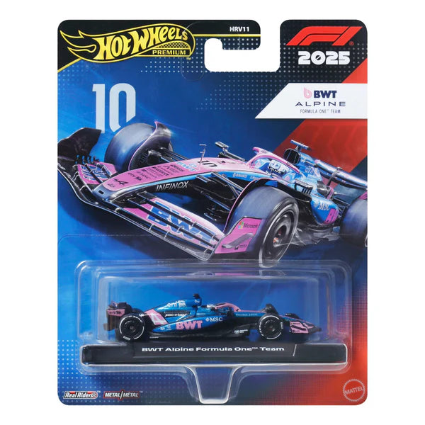 HOTWHEELS PREMIUM F1 BWT ALPINE + MCLAREN