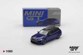 MINIGT BMW M5 TOURING MARINE BAY BLUE METTALIC