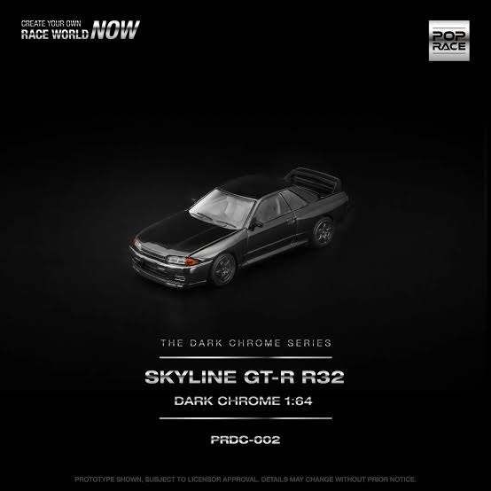 POP RACE GTR R32 THE DARK CHROME SERIES 002