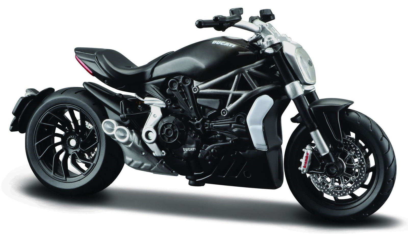 MAISTO BURAGO BIKE DUCATI DIAVEL SILVER BIKE