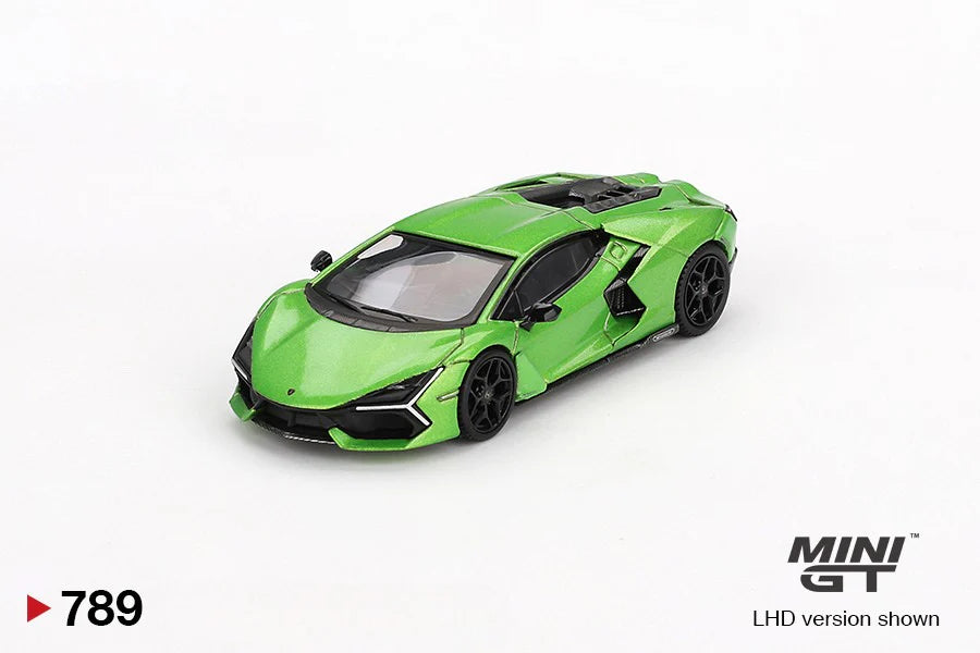 MINIGT LAMBORGHINI REVUELTO VERDE SELVANS RHD