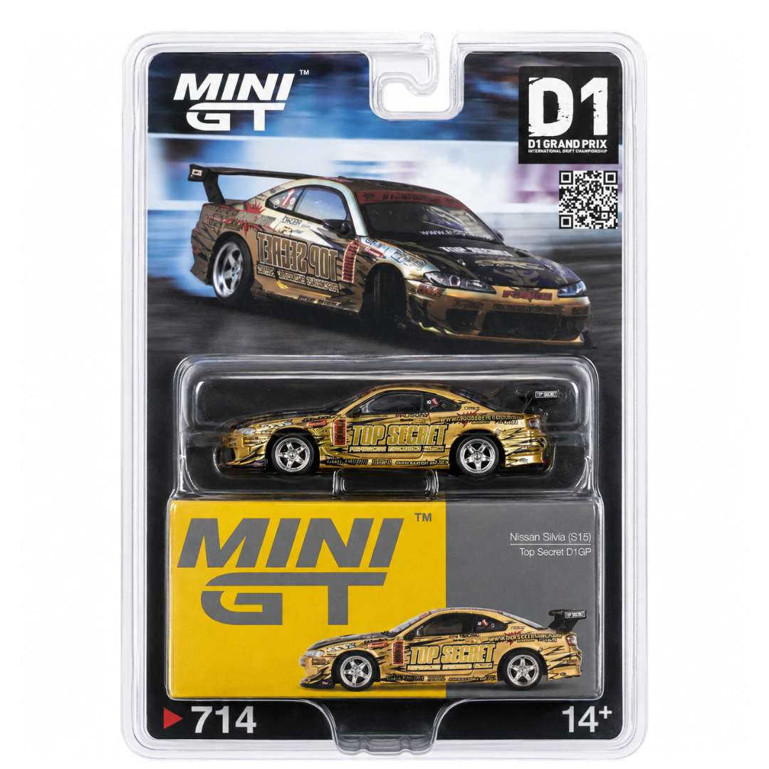MINIGT NISSAN SILVIA S15 TOP SECRET BLISTER 714