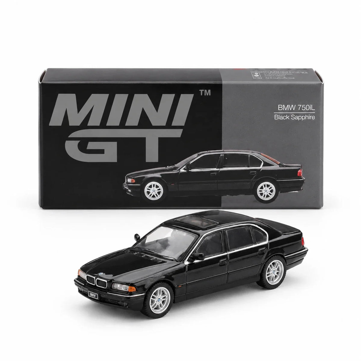 MINIGT BMW 750IL BLACK SAPPHIRE 1242