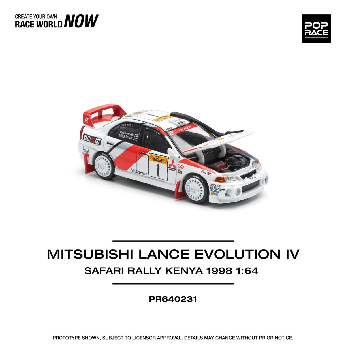 POP RACE MITSUBISHI LANCER EVOLUTION